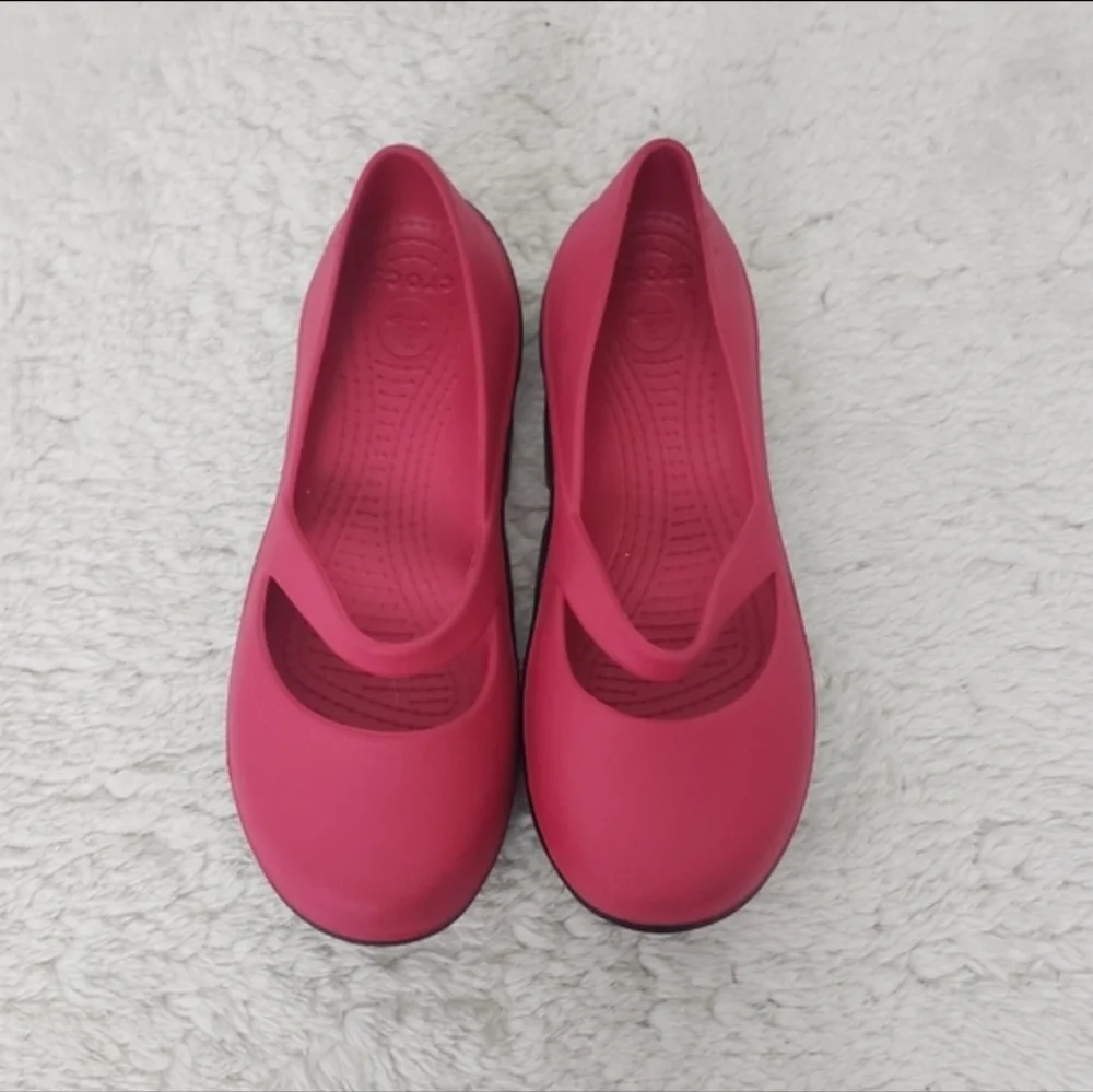 CROCS Women's Pink Ballet Flats